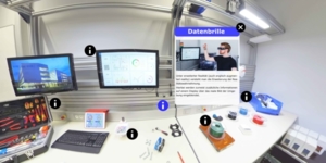 virtuelles Abbild eines Arbeitsplatzes