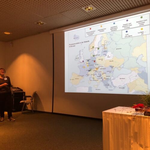 Sabine Ohlrich presenting at the VDD Kongress