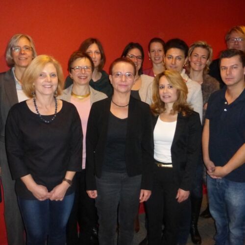 f.l.t.r. Kolm, Hahn, Adams, Kohlenberg-M&uuml;ller, H&ouml;ld, Valentini, Heine, Roemeling-Walters, Karner, Rachman-Elbaum, Werkman, Buchholz, Vanherle, Kohlmaier